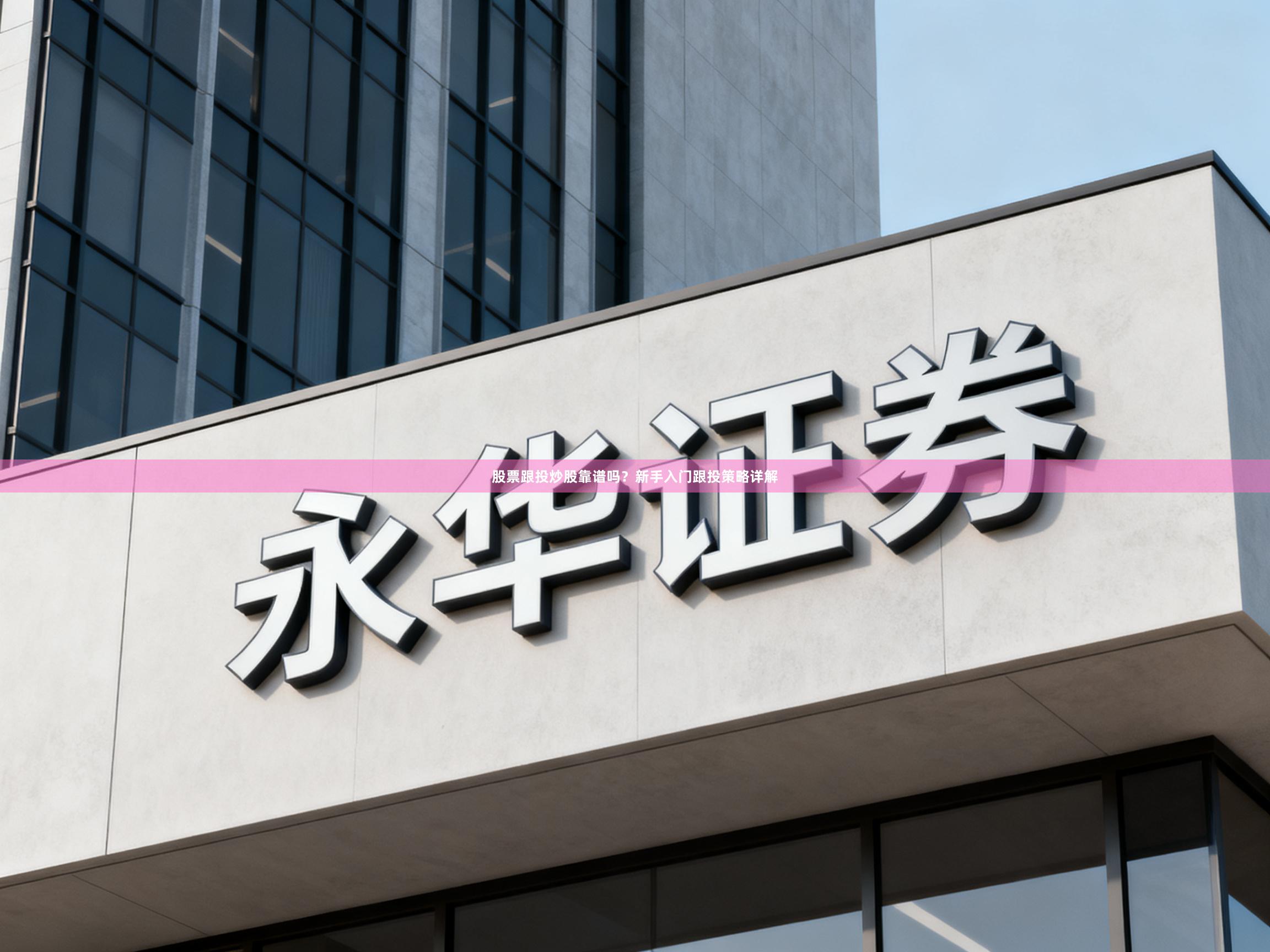 股票跟投炒股靠谱吗?新手入门跟投策略详解